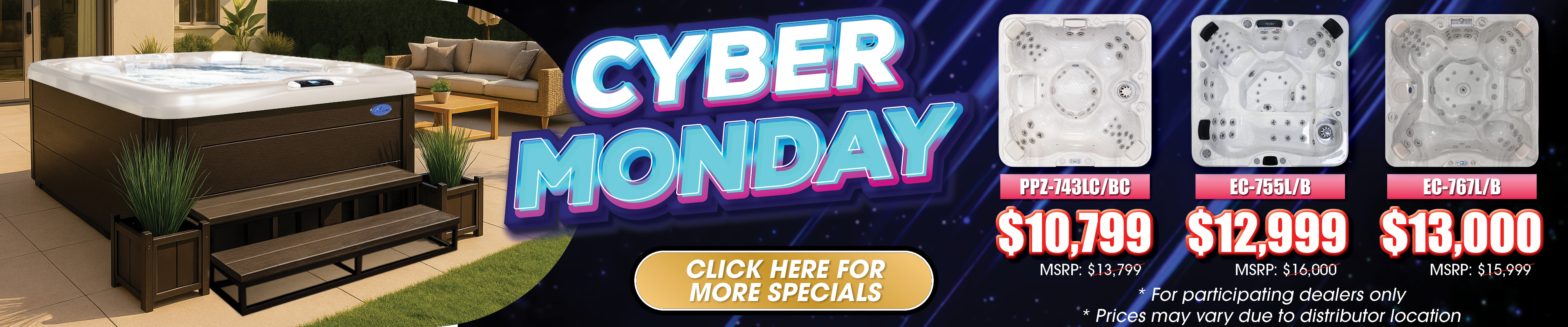 Calspas hot tub being used in a family setting - Budapest